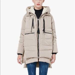 Orolay Women's Thickened Down Jacket Beige Xs